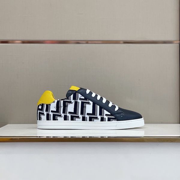 

big 38-45 shoes leather ace mens plus size casual with box dust bag b20, Black