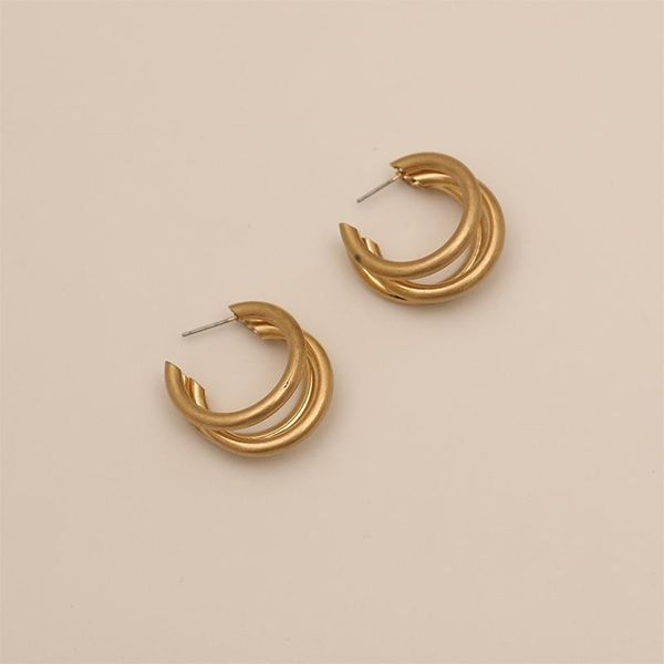 

hoop & huggie latest design fashion jewelry gold earrings, Golden;silver