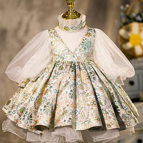 

girl's dresses ljwbaby girls dress born princess for baby first 1st year birthday easter carnival costume infant party, Red;yellow