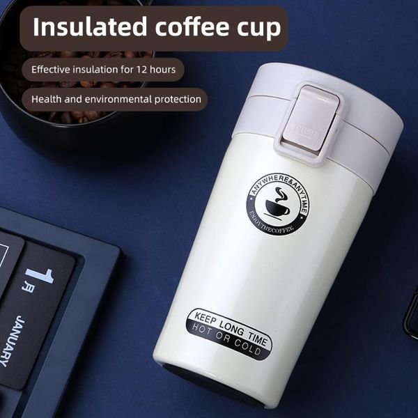 

water bottles insulated bottle wall vacuum travel mug stainless steel thermal cup coffee for office