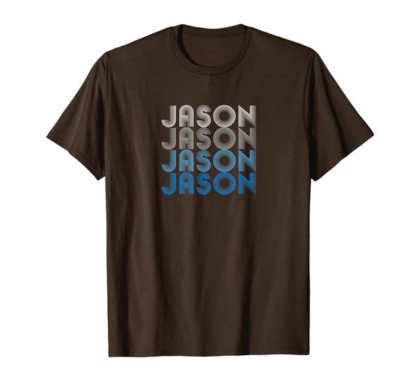 

jason - boys name birthday gift shirt, White;black