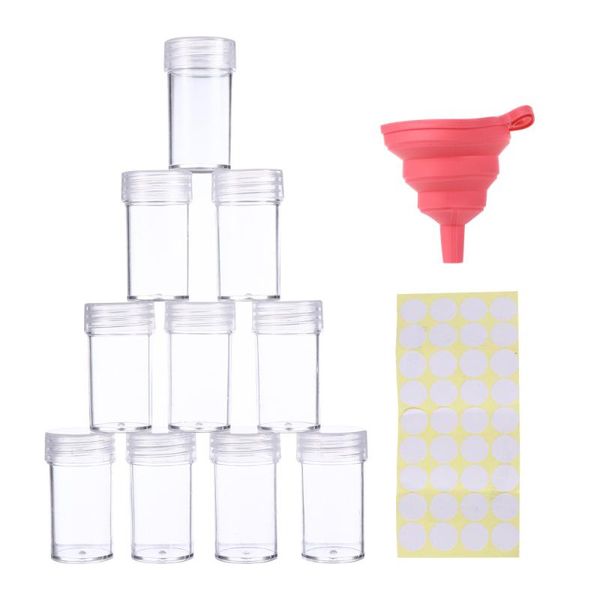 

set rhinestone storage jar fake nail diamond bottle bags