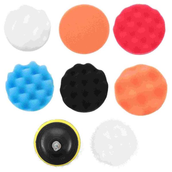 

care products 8pcs car professional cleaning and beauty sponge polishing waxing