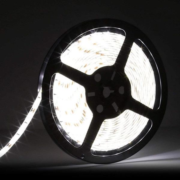 

strips 5630 led strip, daylight 300pcs smd 5630leds 16.4ft dc12v waterproof ip65, 25lm/led, 2 times brightness than jk648