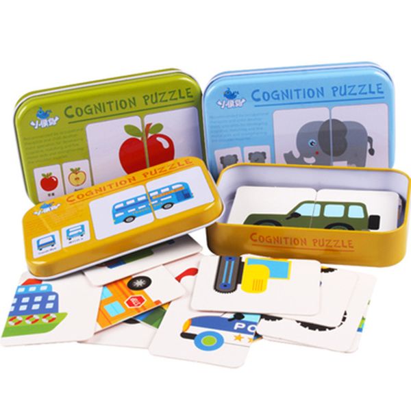 

infant enlightenment cognitive matching early education card 0-1-2-3 years old preschool children tear literacy baby toys