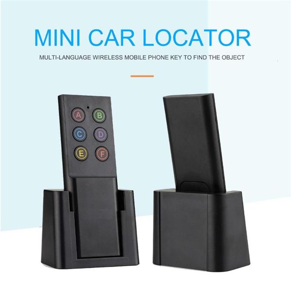 

mini car locator multi-language wireless mobile phone key finder household anti-lost search 1-for-6 adsorption recording alarm