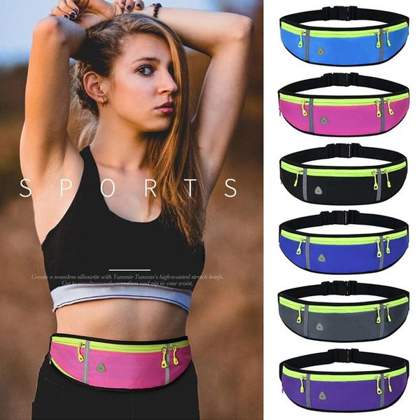 

running belt waist pack with water bottle holder for men women pouch fanny bag nyz shop bags