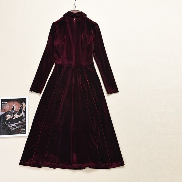 

dress designer autumn style women stand neck abstract print vintage buttons up long sleeve dress above knee, Black;gray