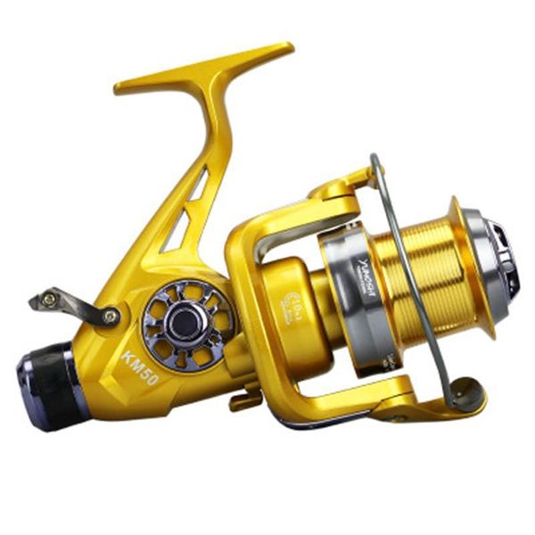 

5.2:1 metal head fishing reel wheel carp gear spinning brake rod baitcasting reels