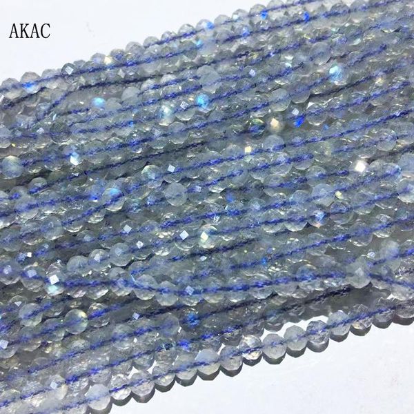 

other 3strands approx3mm natural labradorite faceted loose beads for jewelry diy making design wholesale