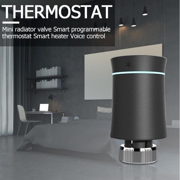 

smart home control tuya zigbee radiator actuator thermostat heater temperature controller voice thermostatic valve
