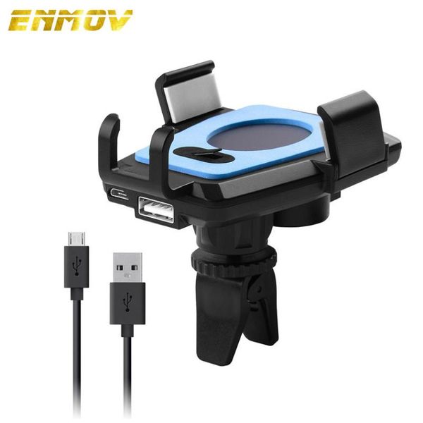 

cell phone mounts & holders enmov universal sensor car holder automatic clamping air vent mount smart mobile