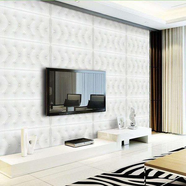 

wall stickers 1pc 30x60cm 3d thick anti-collision adhesive sticker cushion three-dimensional for bedside enclosure