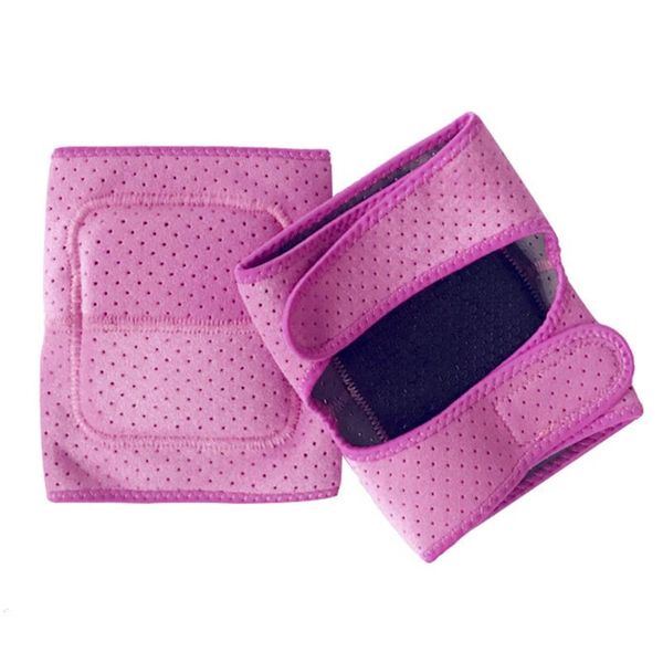 

elbow & knee pads 1 pair pad elastic support anti slip leg warmer running adjustable strap sports brace protective dancing outdoor sponge, Black;gray