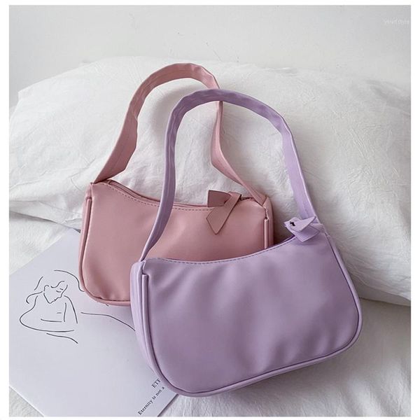 

evening bags pu leather purses and handbags for women 2021 designer luxury girls female shopper casual solid color bow elegant wallet