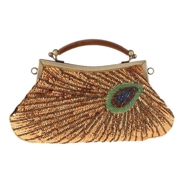 

women retro beaded embroidered bag female evening dress portable dinner handbag classic cheongsam bride clutch bridesmaid bags