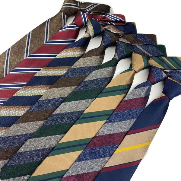 

neck ties men's tie the same fabric and silk in customized quality business casual striped, Blue;purple