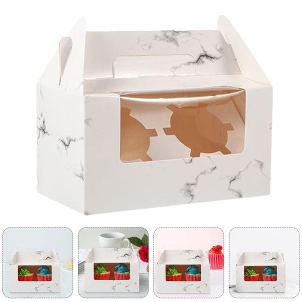

gift wrap 20pcs pastry boxes cake packing muffin paper portable