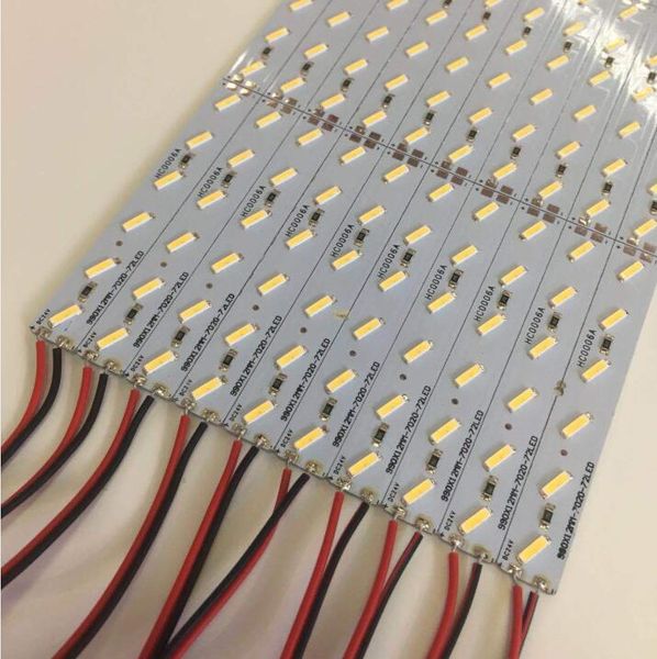 

7020 smd dc12v 50cm 36 hard strip luces led bar light 12v aluminium for kitchen cabinet warm/cold white