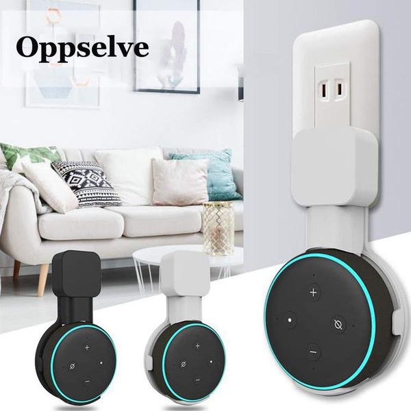 

cell phone mounts & holders outlet wall mount holder for amazon alexa echo dot 3rd gen hanger bracket stand space saving voice assistants ac