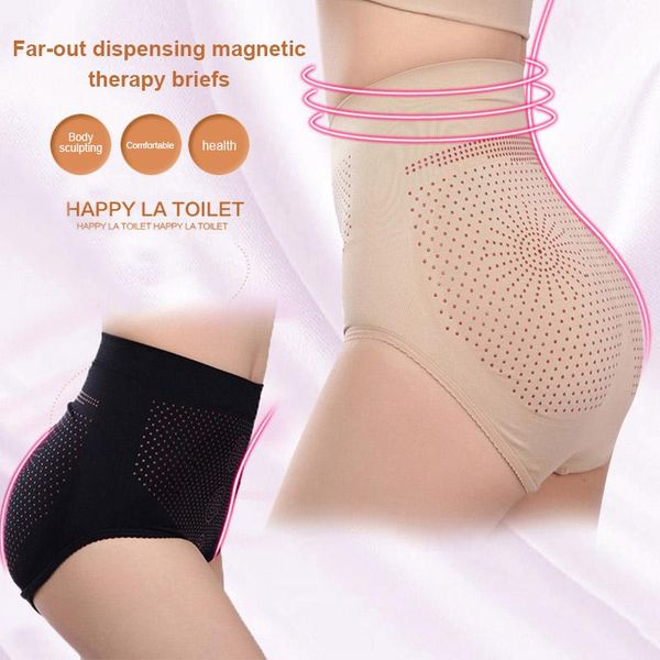 

women briefs dispensing magnetic therapy breathable seamless body shaper pants h7jp gym clothing, White;black