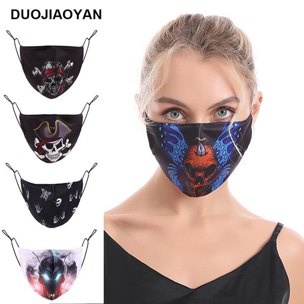 

popular halloween skull chintz mask rope adjustable pattern