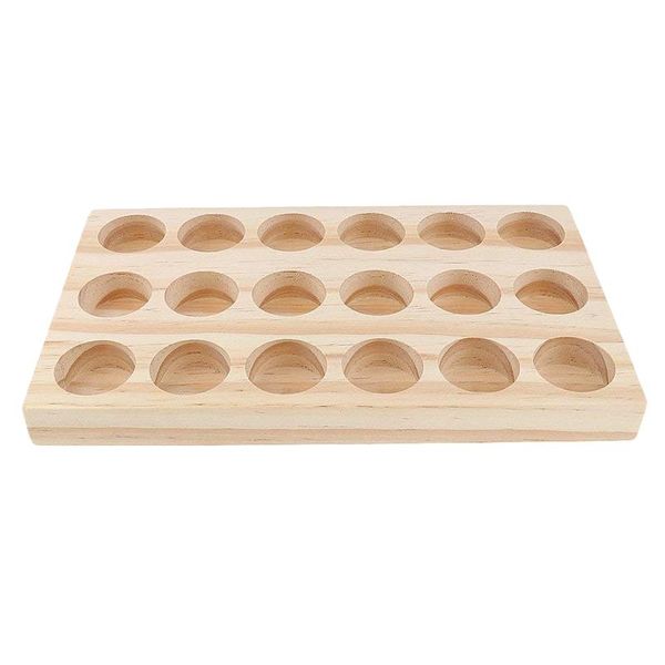 

hooks & rails wooden essential oil tray handmade natural pine wood display rack demonstration