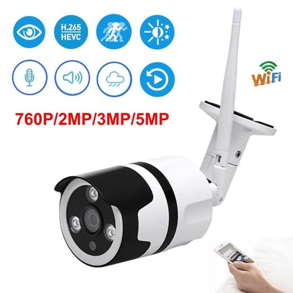 

cameras hd 720p/1080p/3mp/5mp wifi ip camera wireless mic ir night outdoor onvif