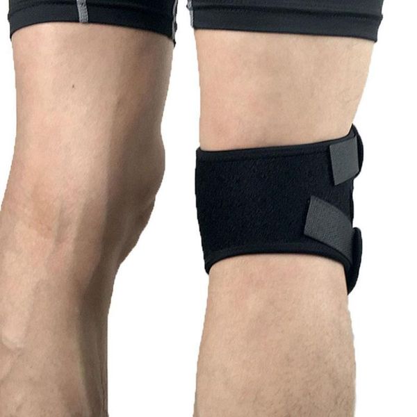 

elbow & knee pads 1pc sports pad wrap sleeve nylon neoprene adjustable protection anti outdoor bump band run leg support breathable b4z8, Black;gray