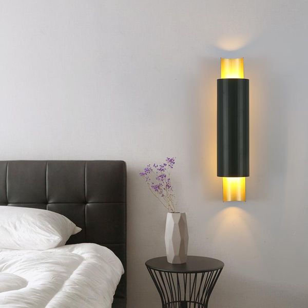 

wall lamps nordic wrought iron lamp modern art living room bedside bedroom study aisle corridor led