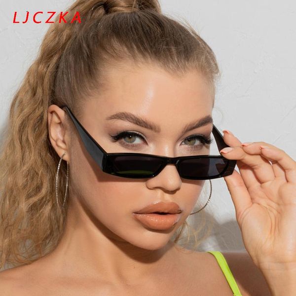 

sunglasses retro rectangle women fashion travel small square sun glasses female sport eyewear lunette de soleil femme, White;black