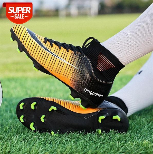 

assassin 12 football shoes male high ag spikes student tf broken ding indoor boys and girls youth training #3q6s