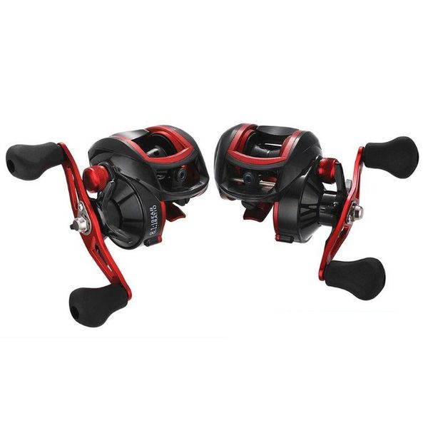 

baitcasting reels metal wire cup high speed ratio 18+1 multi-bearing super smooth drip fishing wheel reel adjustable magnetic brake system