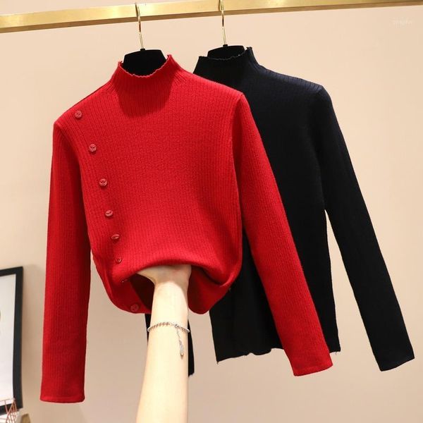 

autumn loose knitted sweater fashionable age reducing size complete women's sweaters, White;black