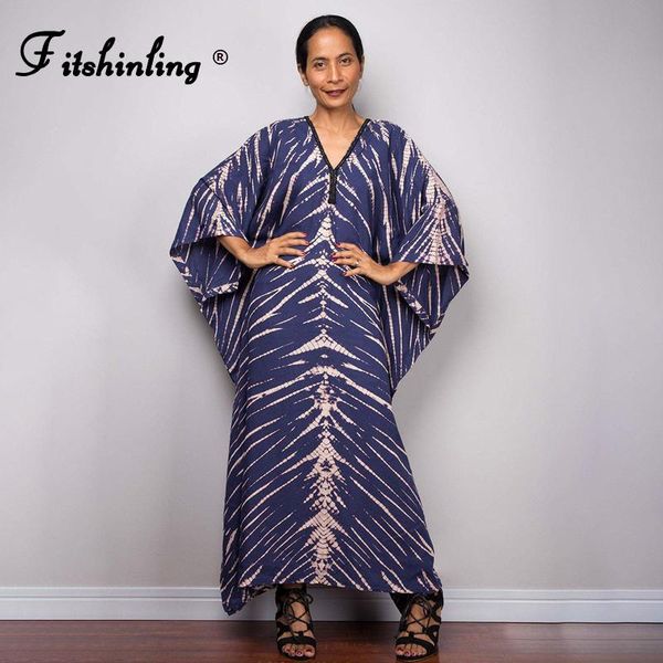 

women's swimwear fitshinling tie dye oversized beach robe batwing sleeve loose summer maxi dress bohemian holiday vintage pareo long ka, White;black