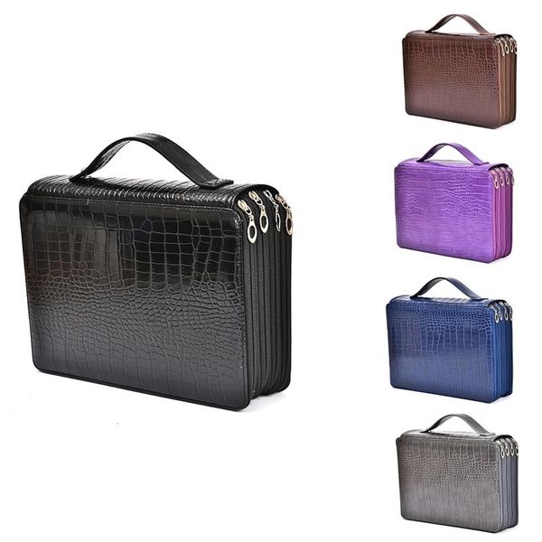 

pencil bags 200 hole pu bag student stationery art painting storage