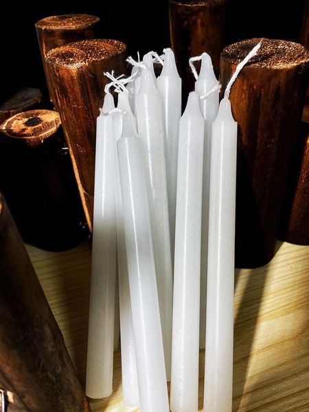 

candles red white household smoke-pillar paraffin candle romantic wedding birthday decoration bougie home decor