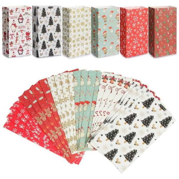 

gift wrap diy christmas favors boxes candy box presents boxs paper bags food decoration sack kraft pouch gifts favor bag