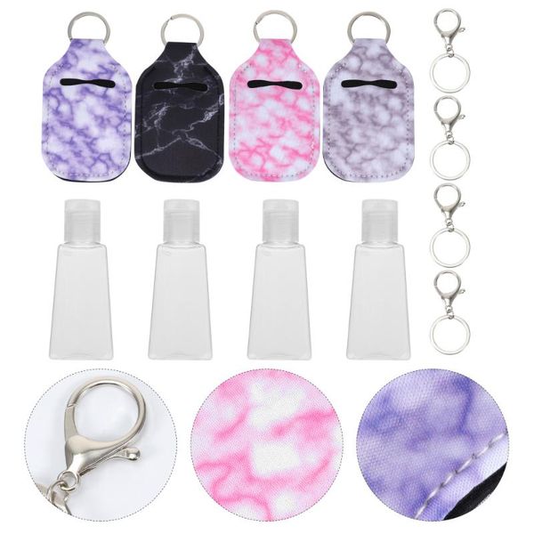 

liquid soap dispenser 1 set lotion bottle covers hand washing bottles lobster clasps (assorted color)