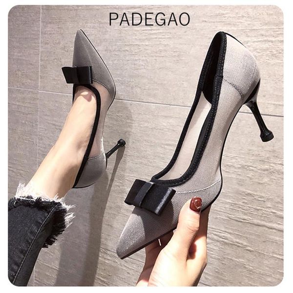 

dress shoes women 2021 fashion ol high heels casual korean party pumps, Black