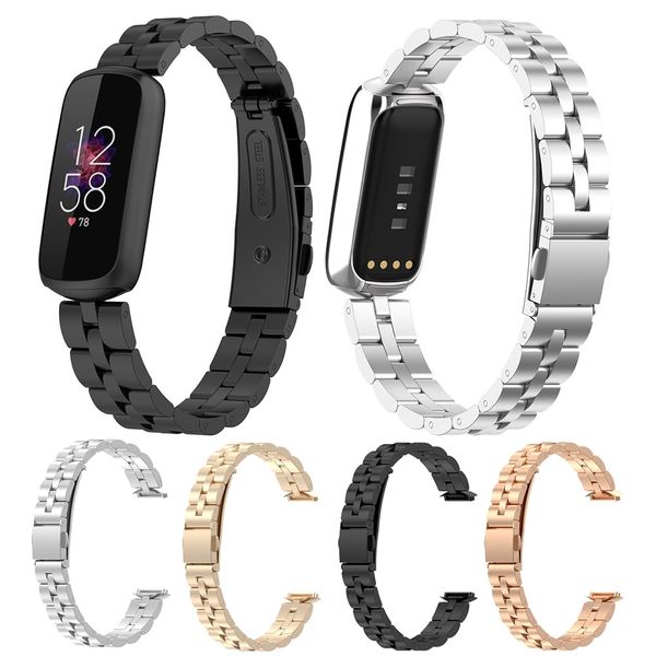 

essidi 2021 stainless steel watch strap for fitbit luxe wrist band correa for fitbit luxe bracelet loop