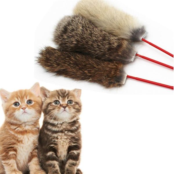 

cat toys cute pet dog hair fun cats kitten jump help tease sticks supplies a28