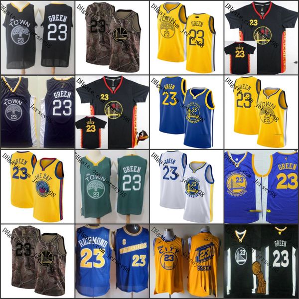 

golden state warriors black #23 draymond retro basketball jersey