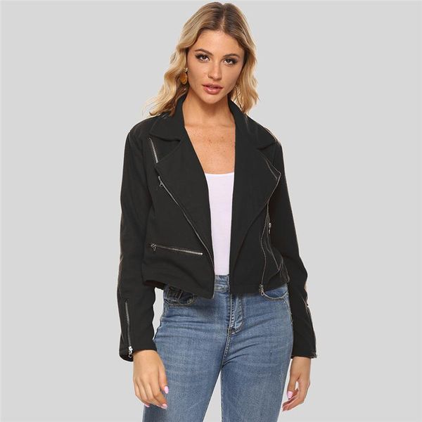 

women's wool & blends 2021 winter fashion ladies coat casual women overcoat slim fit elegant solid color female outerwear, Black