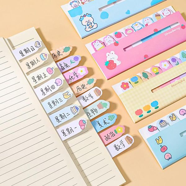 

bookmark 120 sheets kawaii animal sticky note classified index sticker label