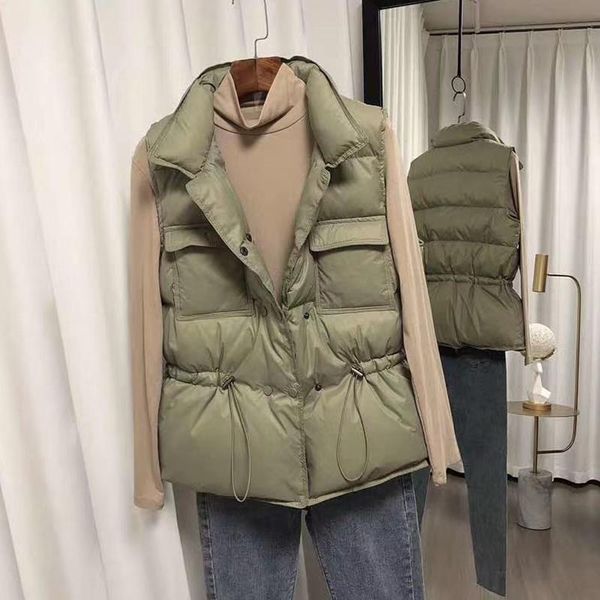 

women's vests real sheep fur vest woman, Black;white