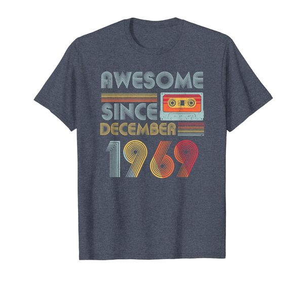 

Awesome since December 1969 Vintage 50 years old Tshirt, Mainly pictures