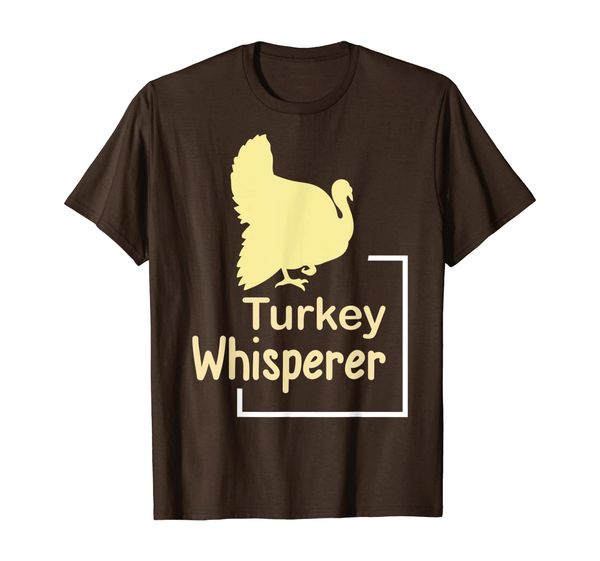 

turkey whisperer - funny turkey farmer tee t-shirt, White;black