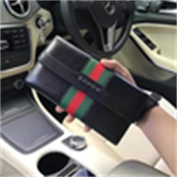 

brand designer evening luxury 9fee holders multi 98032 men clutches long compact wallet purse chain wallets key card, Red;black