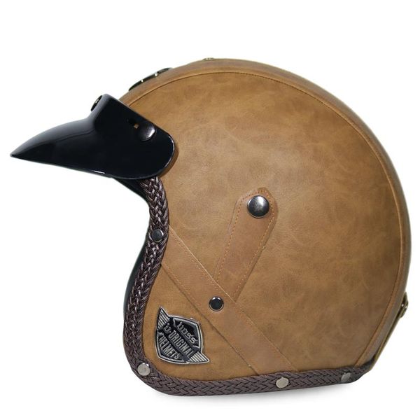 

motorcycle helmets vintage helmet 3/4 exposed carsco style dot certified jet